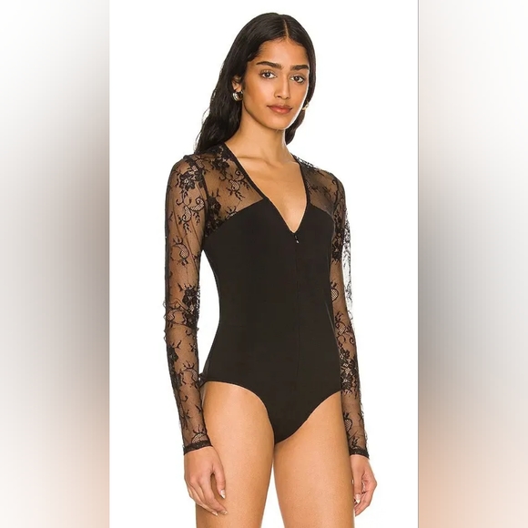 Generation Love - Brooke Lace Combo Bodysuit - Picture 4 of 13